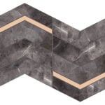 Tubadzin-Arte Balckwall Ms. Lap. 29,8x25 dekorelem